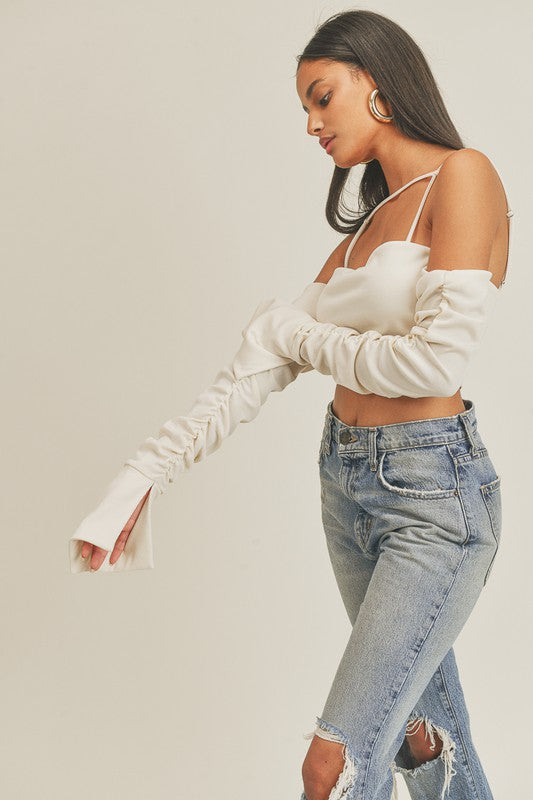 Vanilla Cropped Shirt