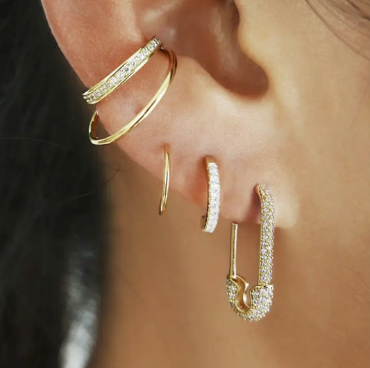 Willow Swarovski Safety Pins