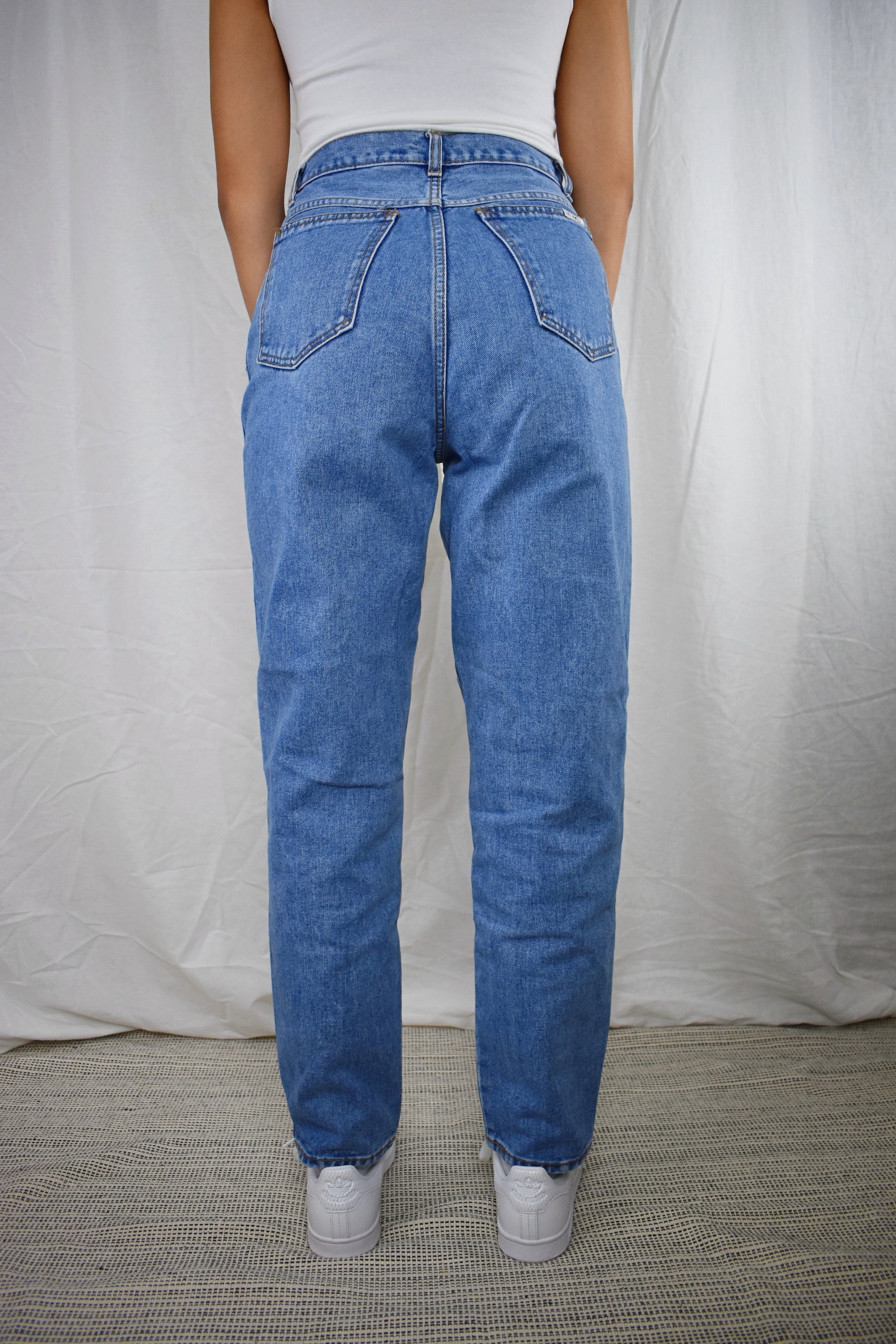 Bill Blass vintage light wash high waisted jeans